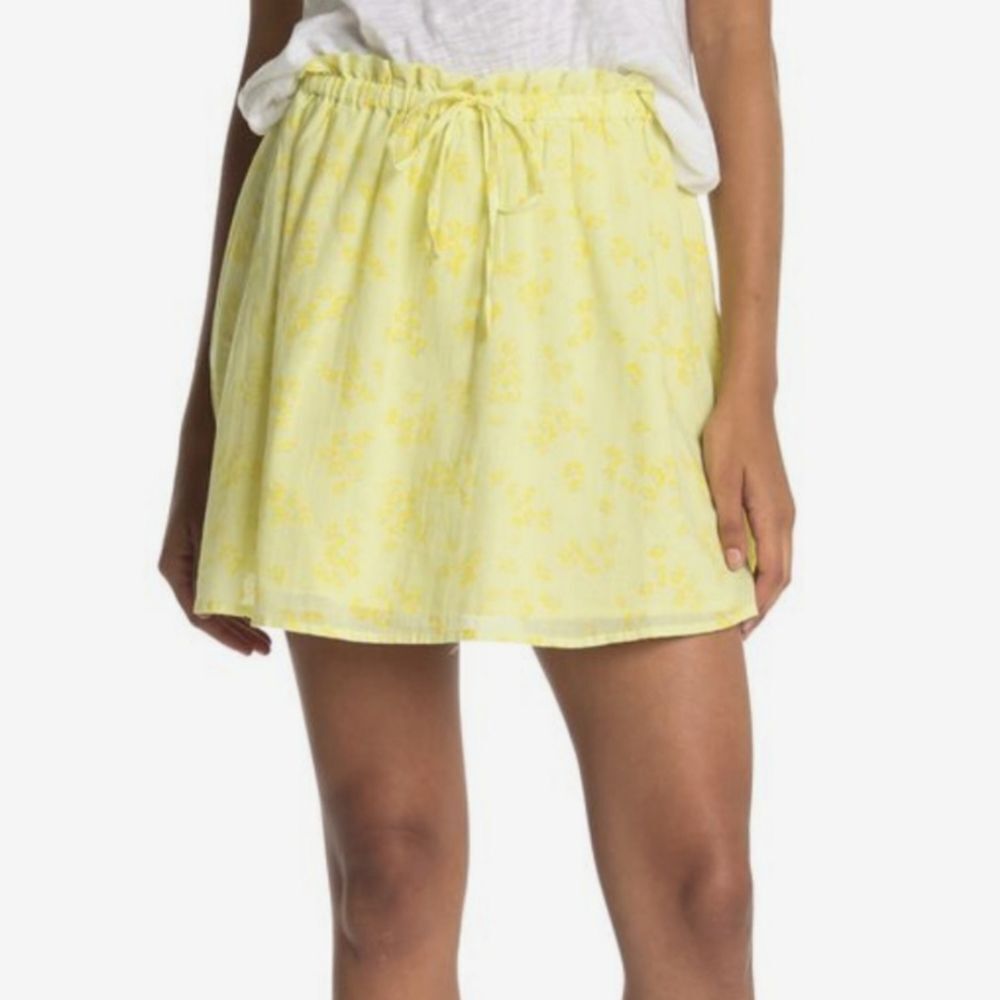 ABOUND yellow moxie floral mini skirt XL